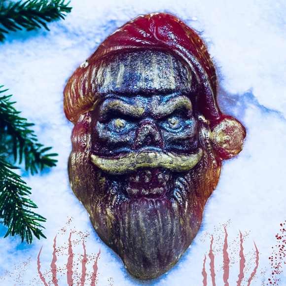 Santa Claws Luxury Wax Melt: Cherry Vanilla Tobacco Scent - Picture 3 of 5